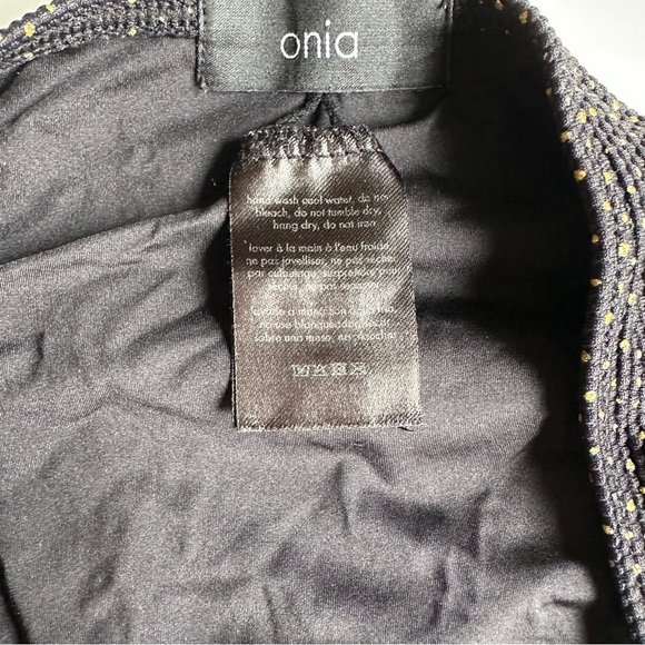 Onia Black Bikini Bottom with Gold Dots Size S - Picture 5 of 9